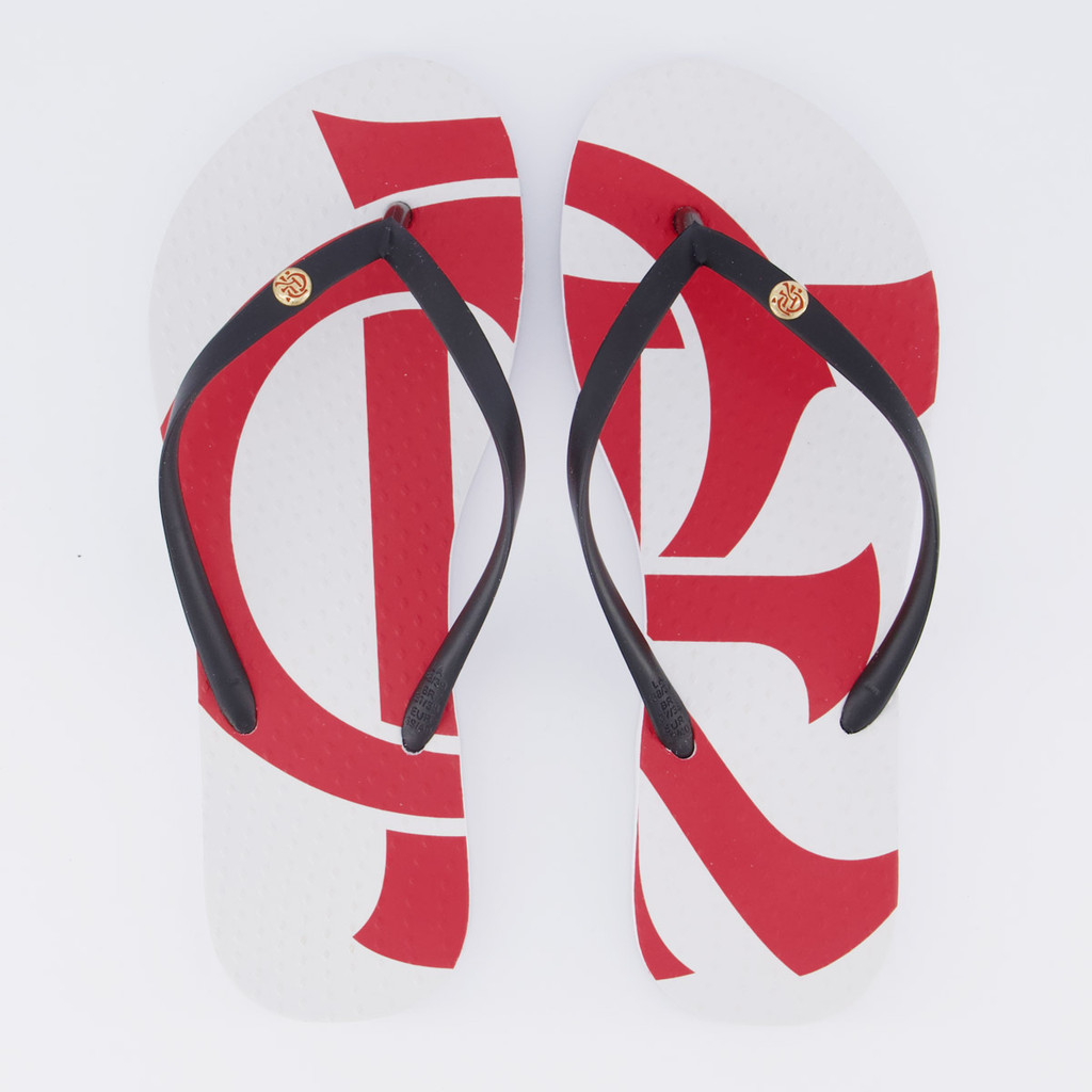 Chinelo Flamengo Basic 2 Feminino Branco