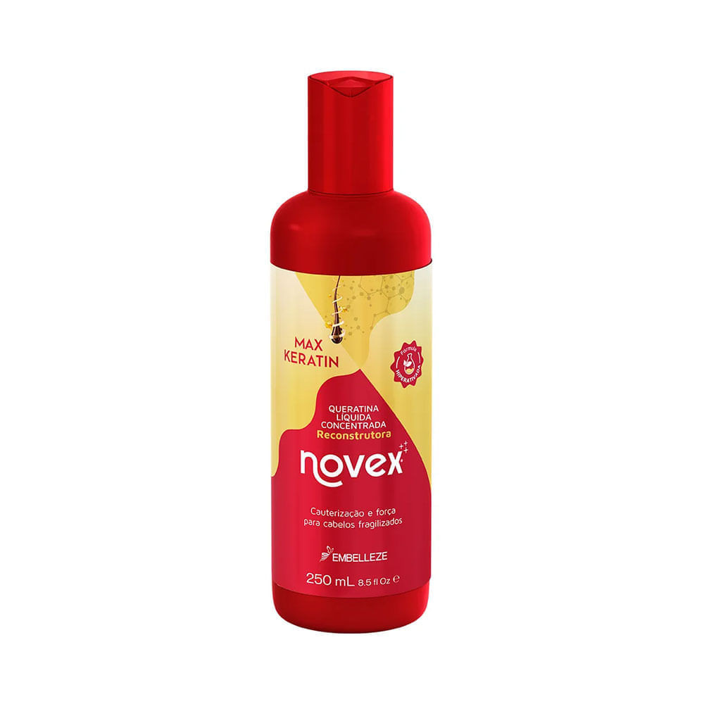 Queratina Líquida Novex Max Keratin 250ml em Oferta na Shopee