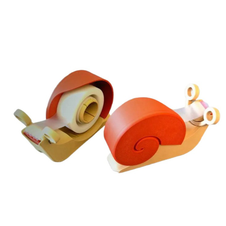 Suporte Aplicador de Fita Adesiva Caracol Dispenser Criativo