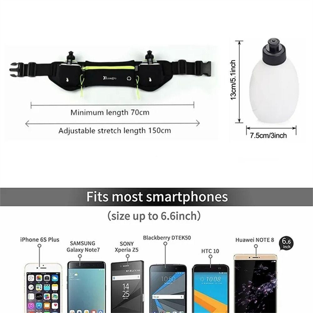MXFASHIONE Marathon Running Bag , Phone Case Hidratação Cinto Garrafa Correndo Bolsas De Cintura , À Prova D'água