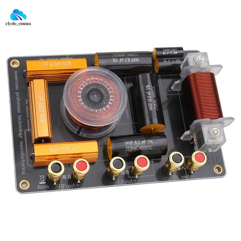 Placa Crossover Alta-Baixa Hi-Fi 1600Hz 2 Vias 1100W Divisor De Frequência De Alto-Falante Palco De Áudio Home Theater