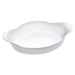 Assadeira Marinex Nadir Opaline Oval GG 1,85 Litros - Embalagem com 6 Unidades