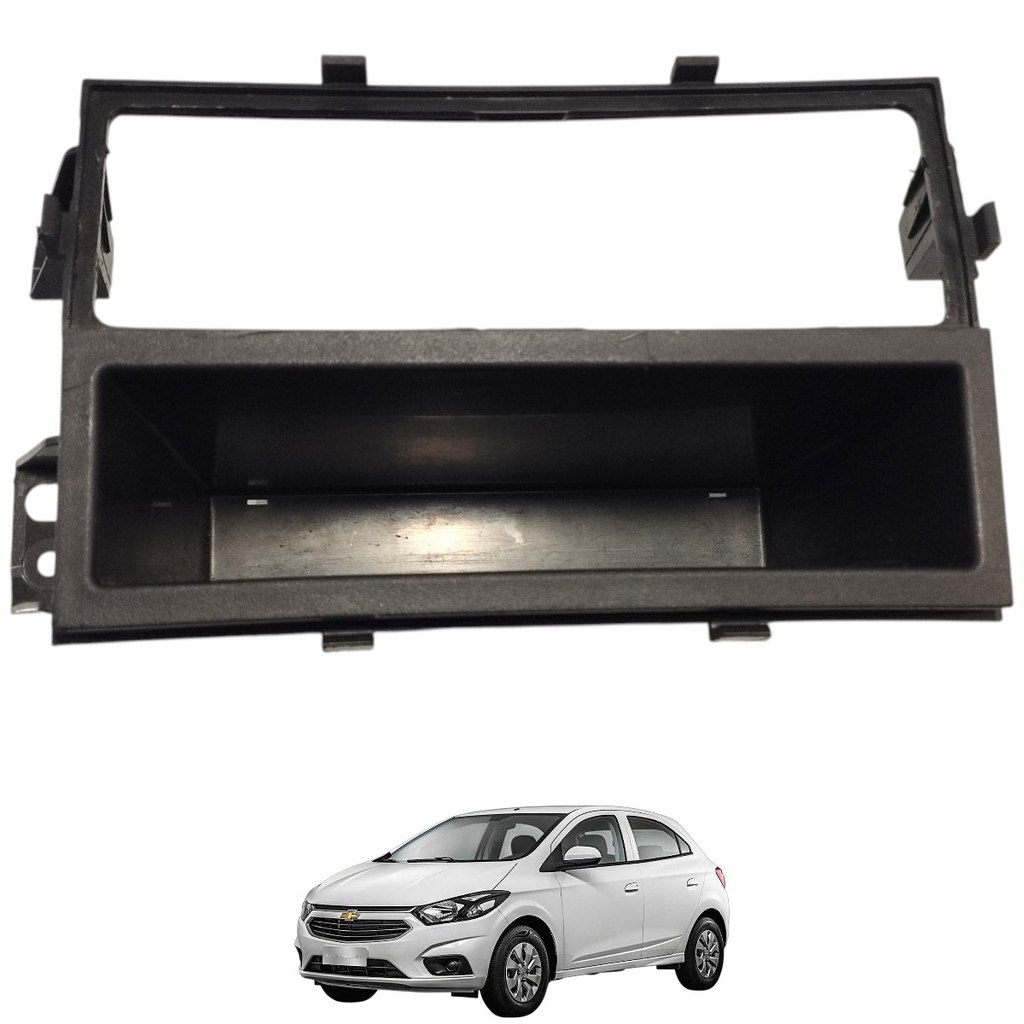 Moldura Radio Porta Objetos Chevrolet Onix Joy 1.0 2019 2020