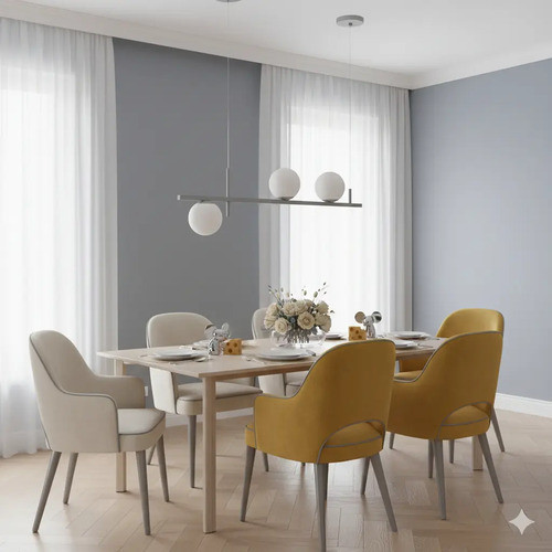 Lustre Pendente Linear Retangular 3 Bolas Globo Fosco Cinza 127/220v Cinza