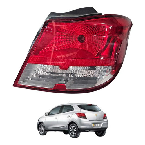 Lanterna Traseira Direita Onix Joy 2013 A 2019 Original Direito/passageiro Vermelho