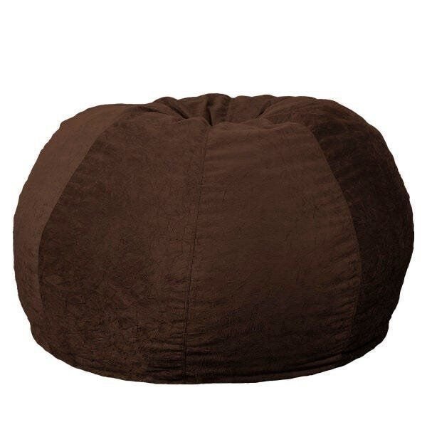 Puff Maçã 120x115x95cm Confort Móveis Marrom Espresso Marrom Escuro