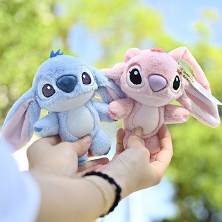 Chaveiro De 12cm Stitch Cartoon Plush Doll Kawaii Bag Pendant Machine