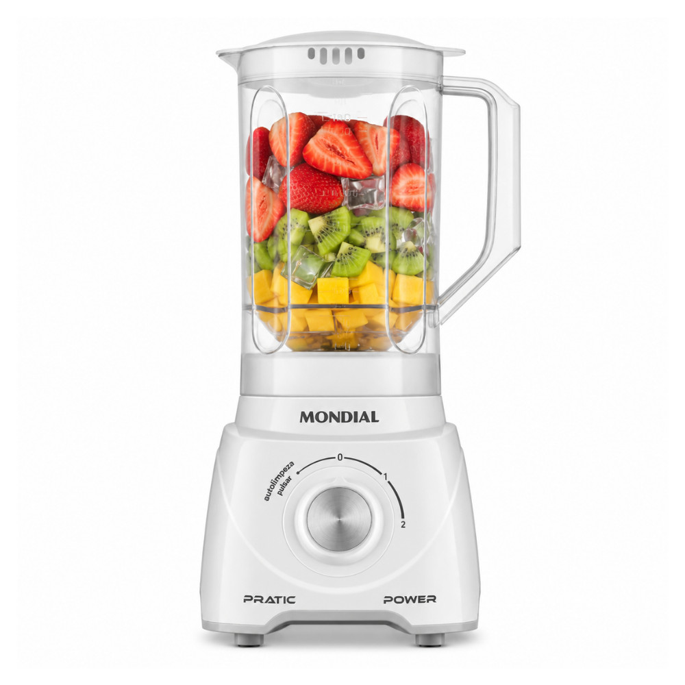 Liquidificador Pratic Power L97W Mondial 2,2L Branco 220v