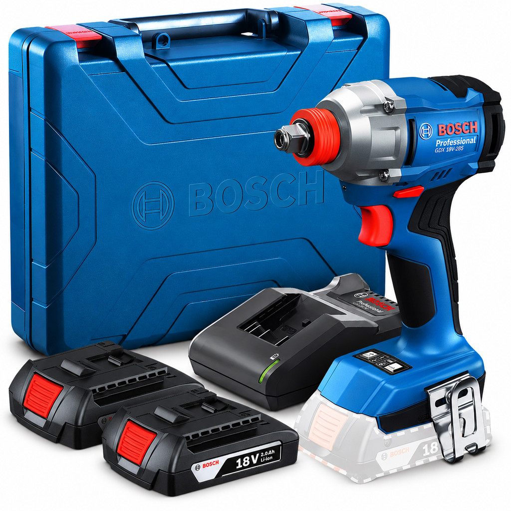 Chave de Impacto GDX 18V-285 Bosch Brushless Parafusadeira 18V