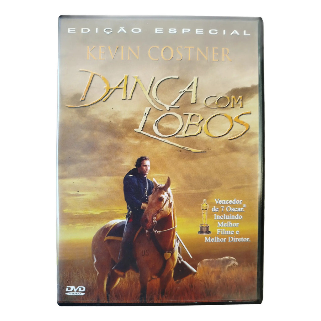 DVD Filme Dança Com Lobos 1990 Kevin Costner