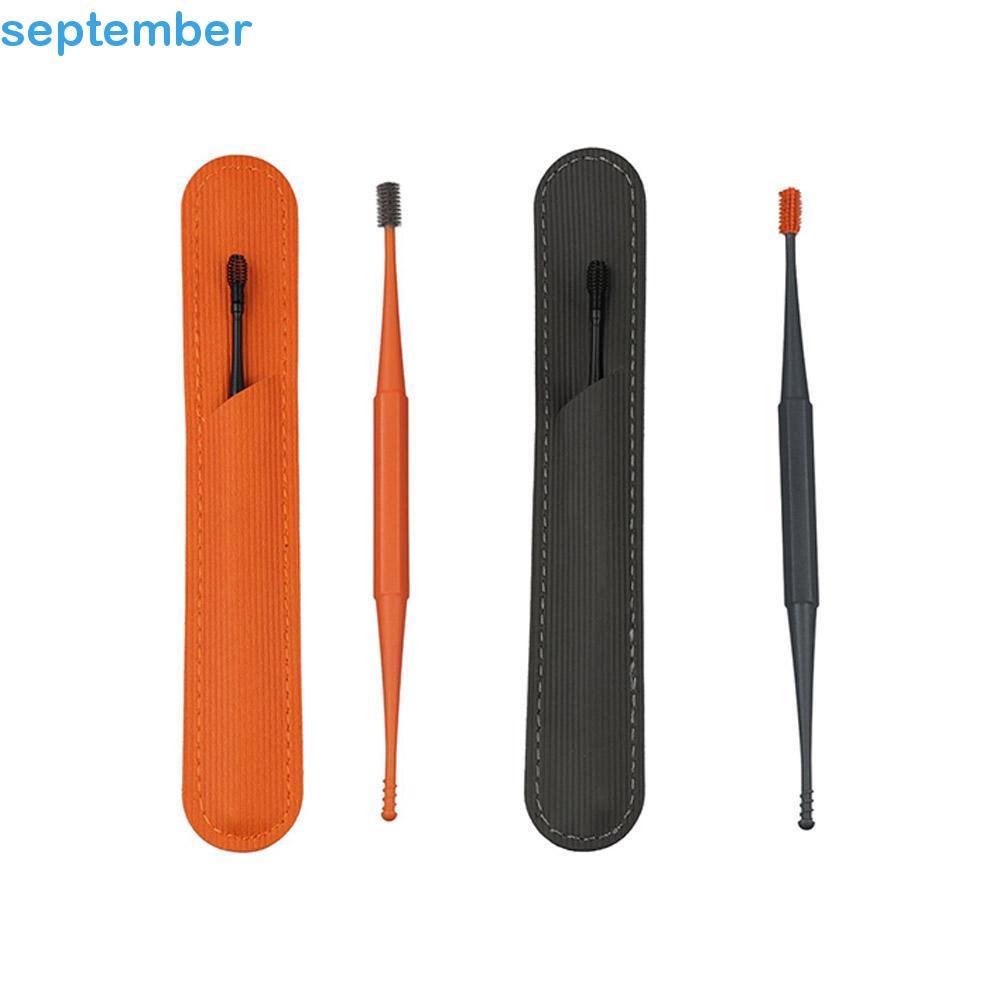 Setembrob Limpador De Cera De Ouvido Varas PP Masculino Ferramenta De Remoção Removedor De Picareta De Silicone Cabeça D