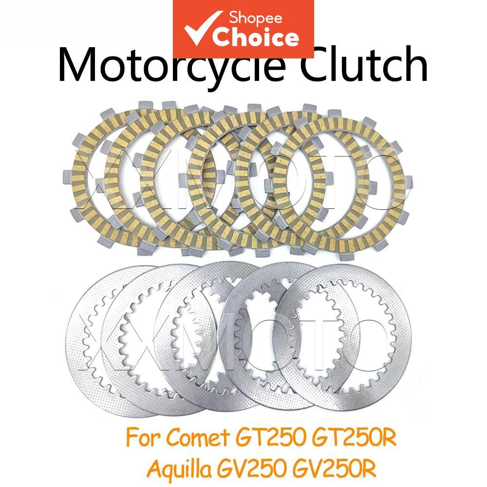 Kit de Placas de Embreagem, Discos de Fricção e Acessórios para Motor de Moto Hyosung Comet GT250 GT250R Aquila GV250