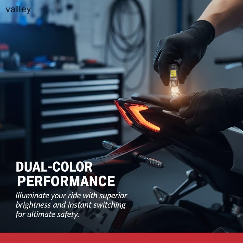 [VLY] Lâmpada De Carro Firefly T15 De Contato Duplo LED Luz De Sinalização De Parque Âmbar Branco Azul Para Substituição