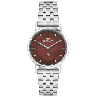 Relógio Technos Feminino Slim Prata - 2025LUK/1N