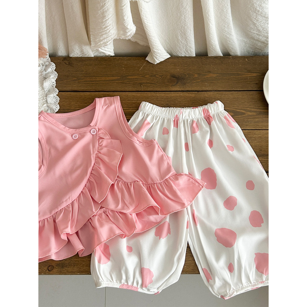 Meninas roupas de verão moda fina sem mangas colete Shorts terno bebê verão moda pequena princesa roupas do bebê criança