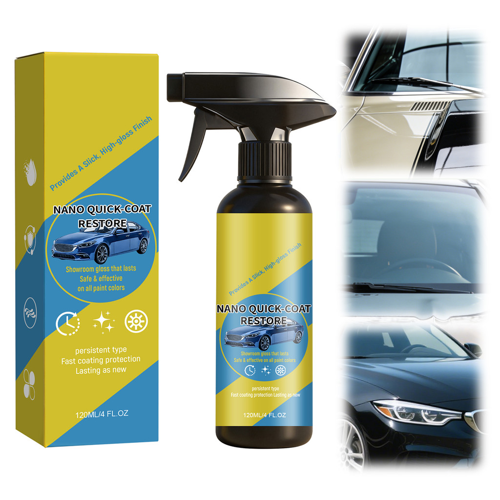 Limpador De Vidro De Proteção De Pintura 120ML À Prova De Poeira Para Efeitos De Vitrificação De Carros De Longa Duração