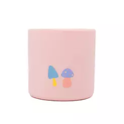 Copo De Silicone Fadinha Rosa Büp Baby