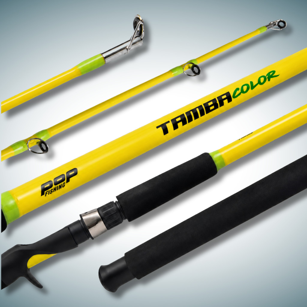 Vara de Pesca  2,10m 30-60 Lbs Tamba Color Para Carretilha Pesqueiro Pesado Pop Fishing