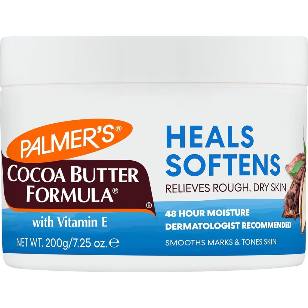 Loção Sólida Palmer's Cocoa Butter Formula Daily Skin Therapy com Vitamina E, Hidratante Corporal para Pele Extremamente