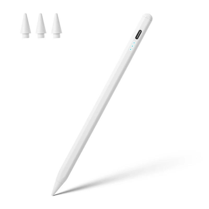 Caneta Stylus para Apple Pencil 1 2 iPad 10ª 9ª 8ª 7ª 6ª Geração Air 5ª 4ª 3ª Ge