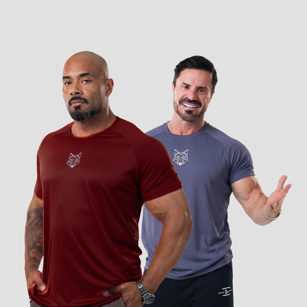 Kit 2 Camisetas Masculina Dry Alpha Co