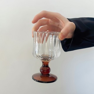 Em estilo luz de luxo doméstico vidro ligeiramente bêbado Retro taça suco vidro água Medieval copo vinho nicho copo vinh