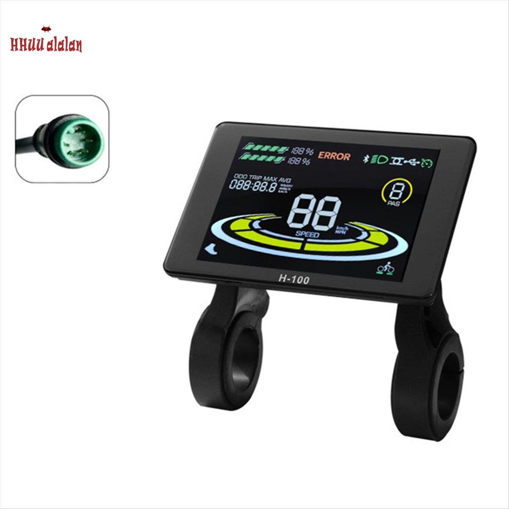 [Alta Qualidade H] Display De Bicicleta Elétrica-100 Controle De Tela LCD 24V-72V Medidor De Velocidade Velocímetro De 5