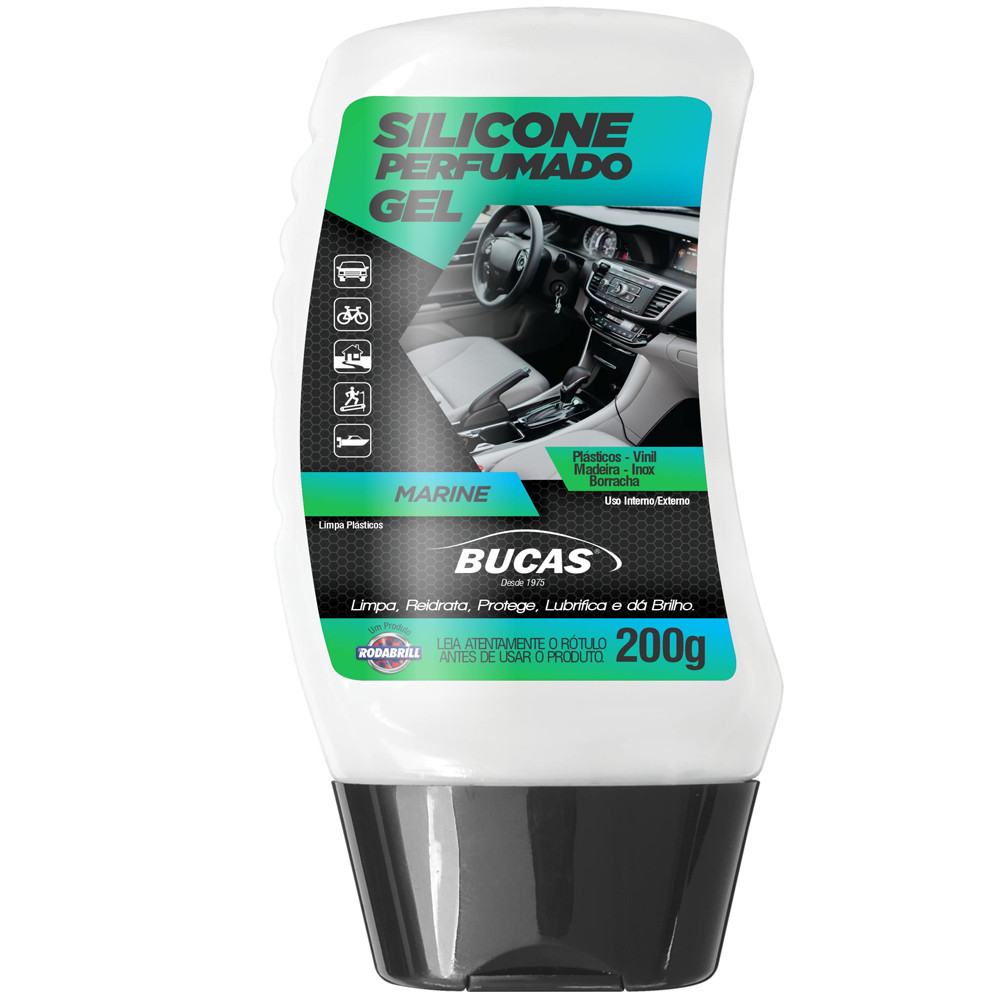 Bucas Silicone Gel Frasco Perfumado Automotivo 200g Interbrilho · foto 2