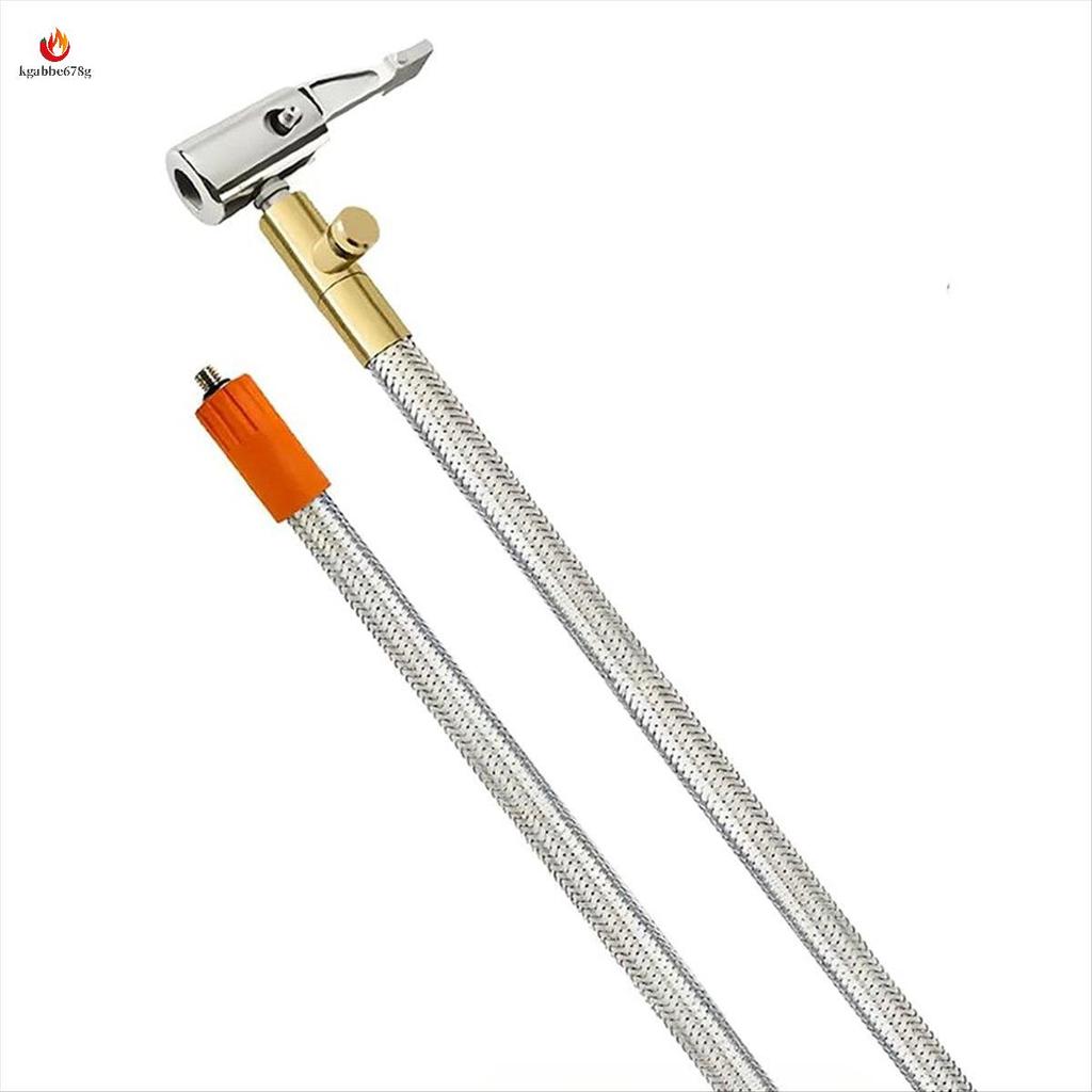 Mangueira De Substituição Do Inflador De Pneus Compressor De Ar Portátil Estendida Com Malha De Aço Inoxidável Para Prot