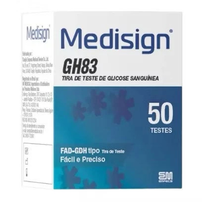 Tiras de Glicose Medisign GH83 50 unidades