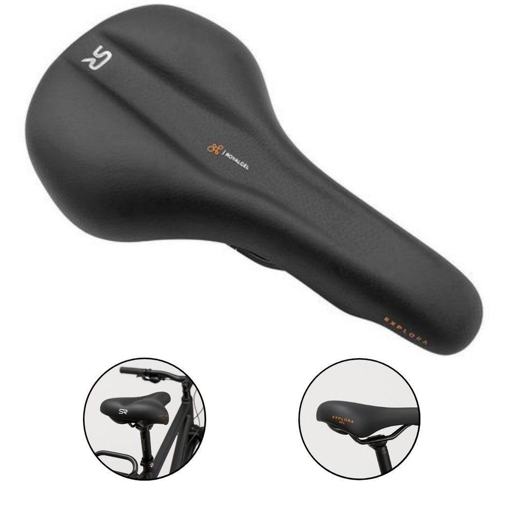 Selim Selle Royal Explora Gel 275x155mm Banco S/ Carrinho
