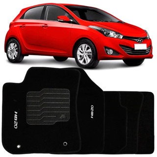 Tapete Carpete Hb20 2012 à 2019 Preto Logo Bordado  Personalizado Automotivo Jogo 5 Peças em Oferta na Shopee