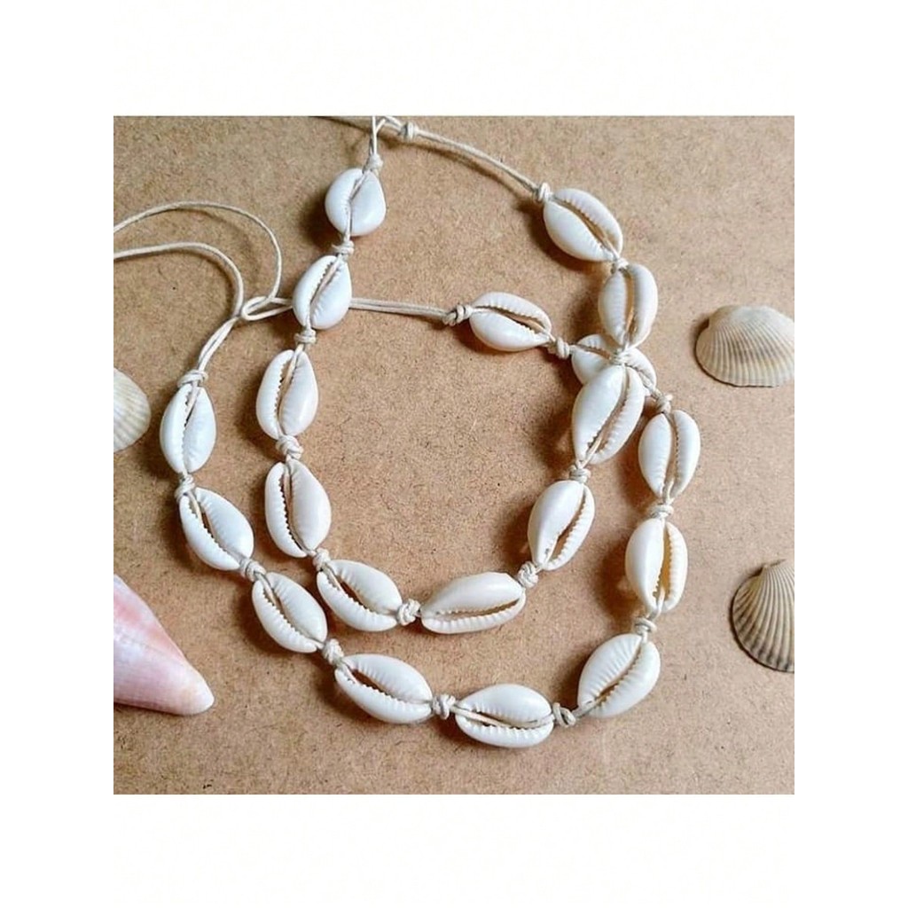 Colar Conchinhas Búzios Gargantilha Concha Blogueira Choker