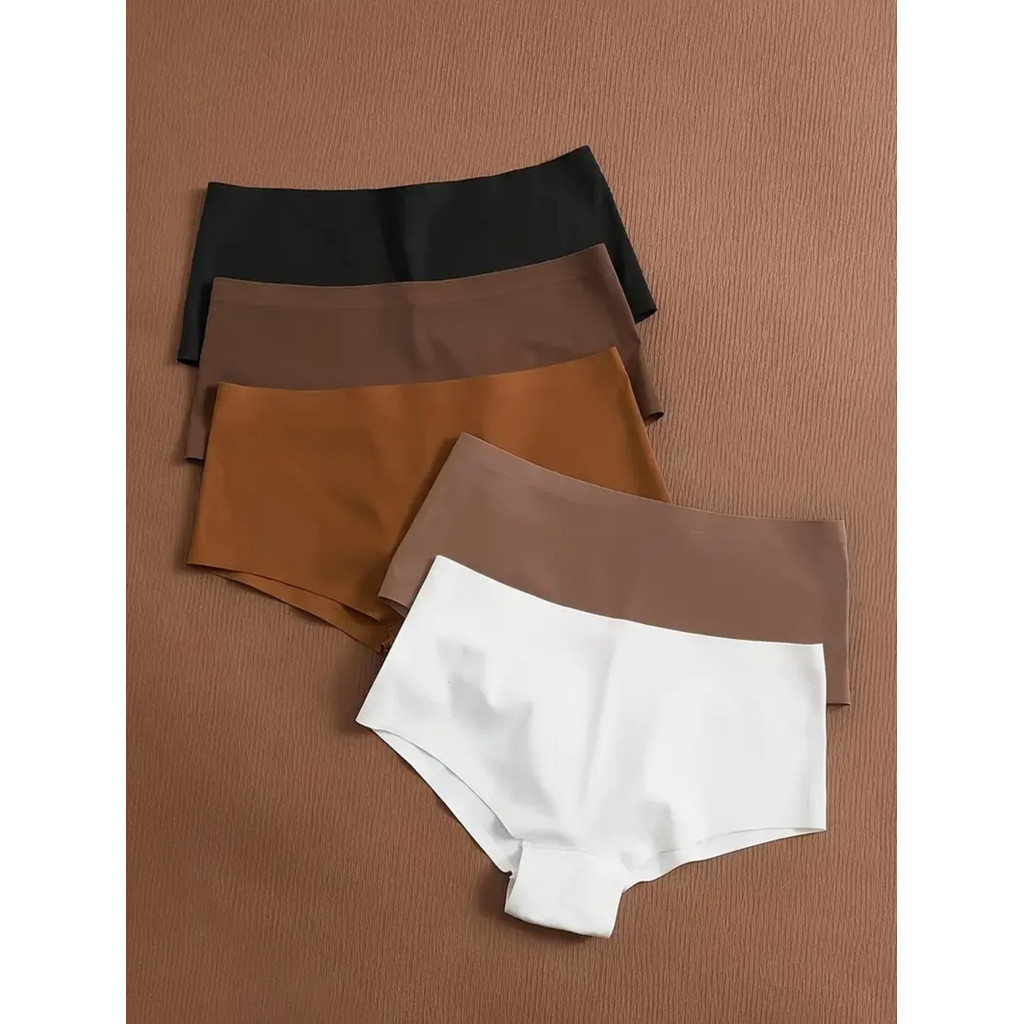 Kit Calcinhas Cós Alto Sem Costura Corte a Laser Conforto Não Marca em Oferta na Shopee