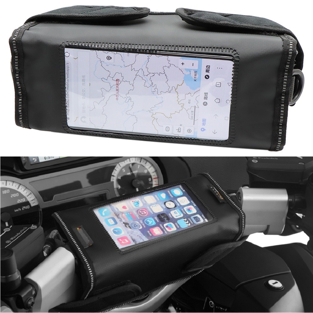 Guiador Da Motocicleta À Prova Dwaterproof Água Ferramenta De Reparo Viagem Saco Armazenamento Para BMW K1600 GT/GTL , R