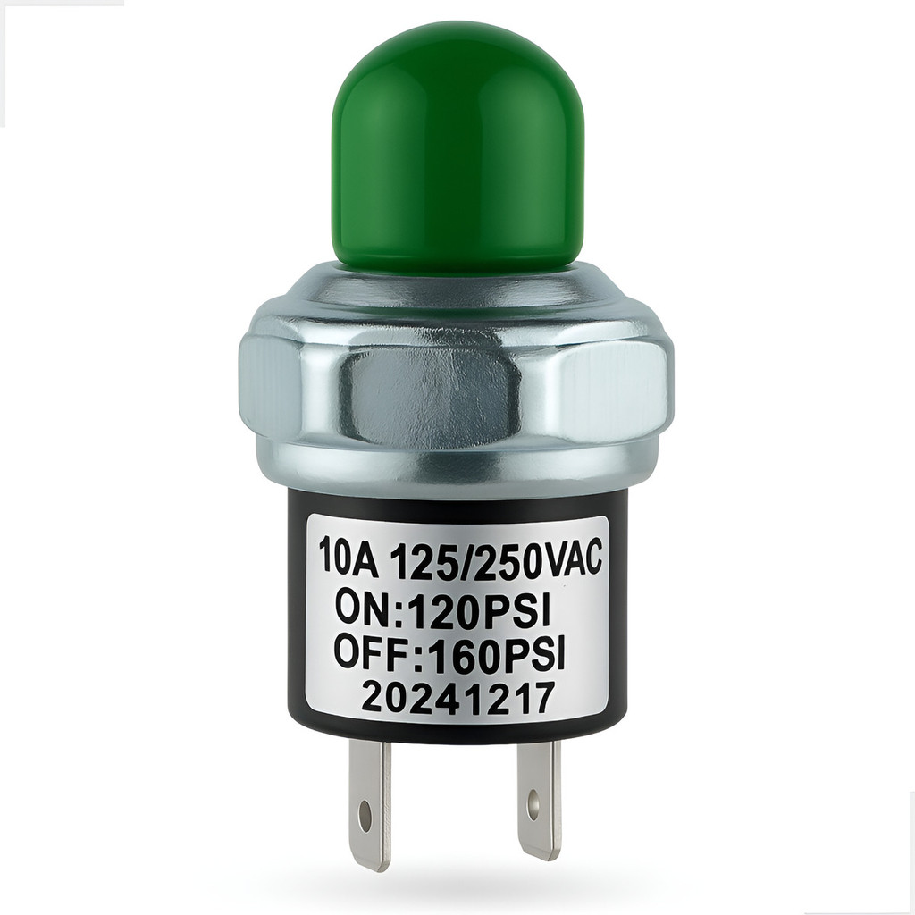 Pressostato Cebolinha 1/4 NPT Automotivo 120-160 PSI Liga/Desliga Compressor Suspensão Ar