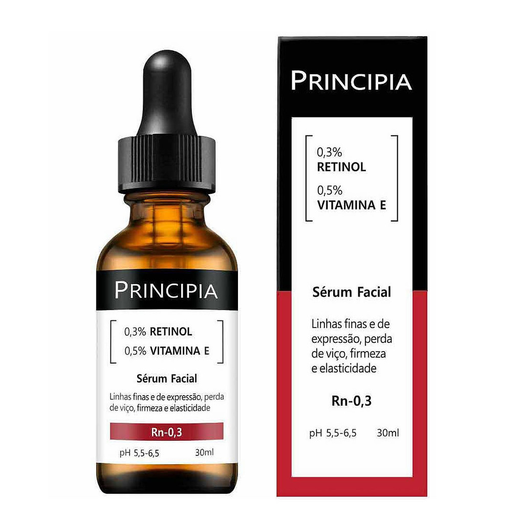Sérum Retinol 0,3% + Vitamina E Principia RN-0,3 30ml em Oferta na Shopee