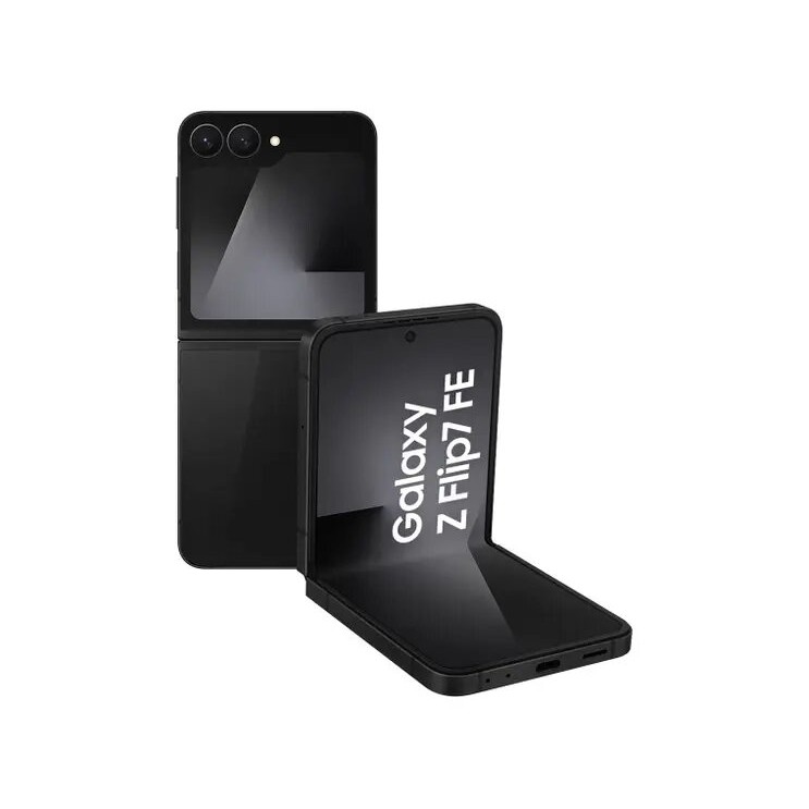 Smartphone Samsung Galaxy Z Flip7 FE 256GB 5G - Preto, Tela dobrável de 6.7", 8G