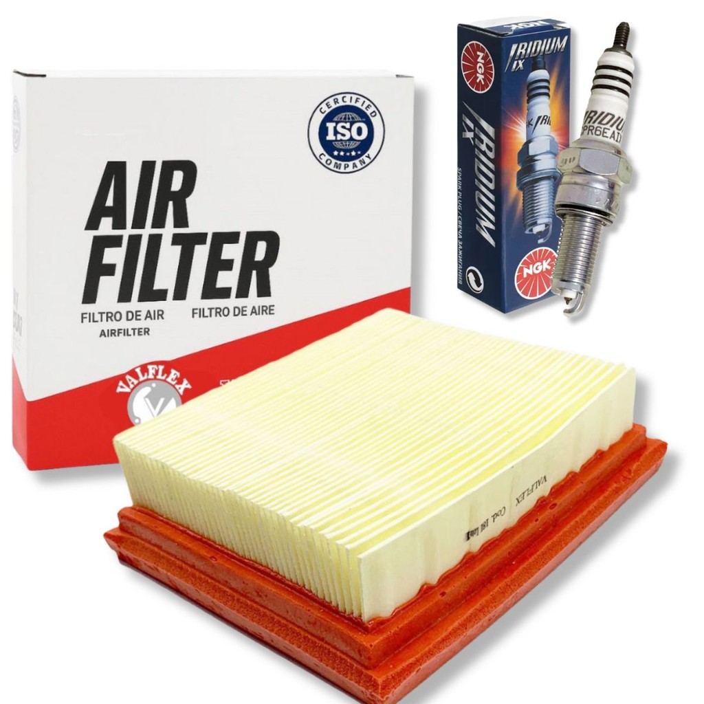 Filtro de Ar + Vela Iridium Ngk Pop 110i em Oferta na Shopee