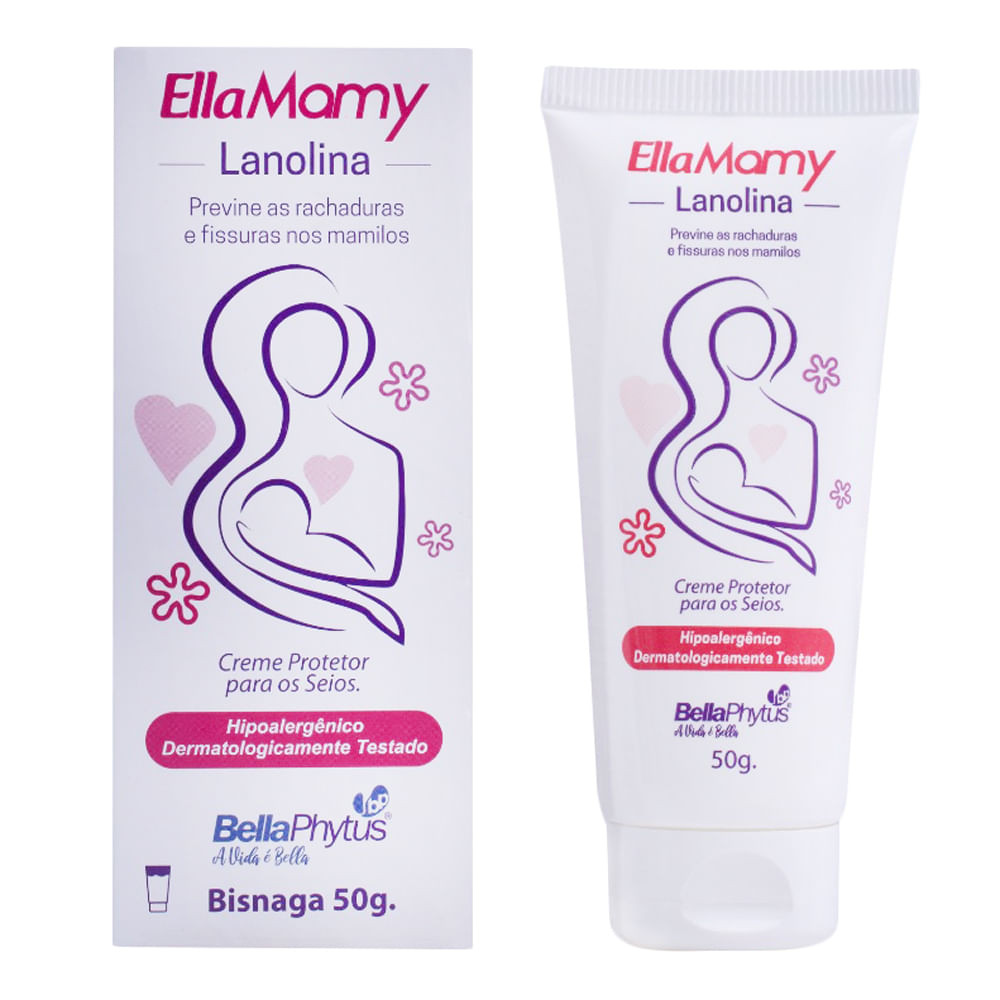 Creme Protetor para Seios Ella Mamy Lanolina 50g em Oferta na Shopee