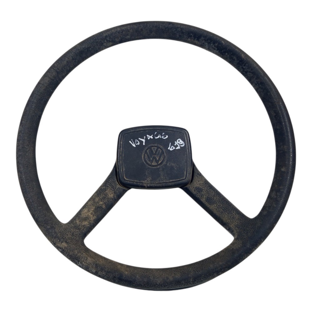 Volante Direção Vw Voyage Gol Saveiro Fusca 1982 1985 A 1989 Preto