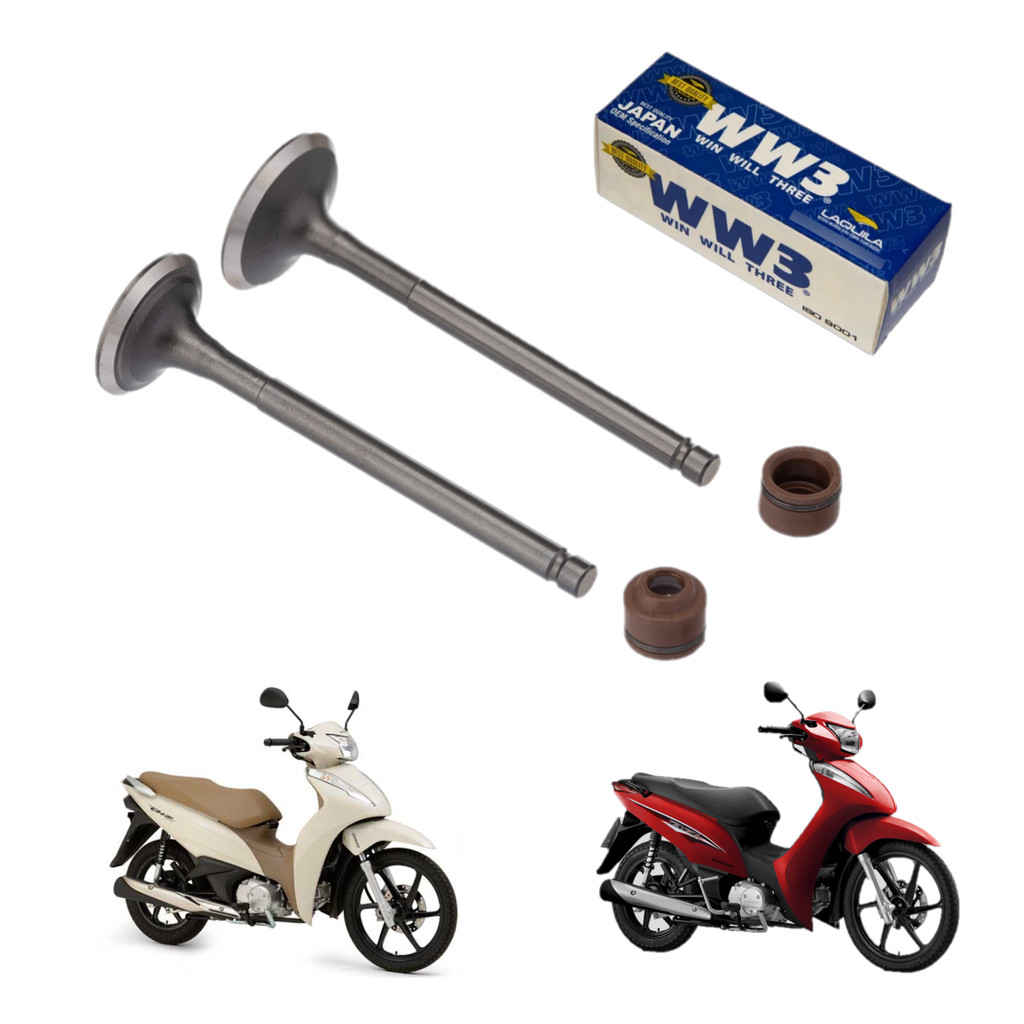 Kit Válvula Retentor Biz 125 2005/2025 Original