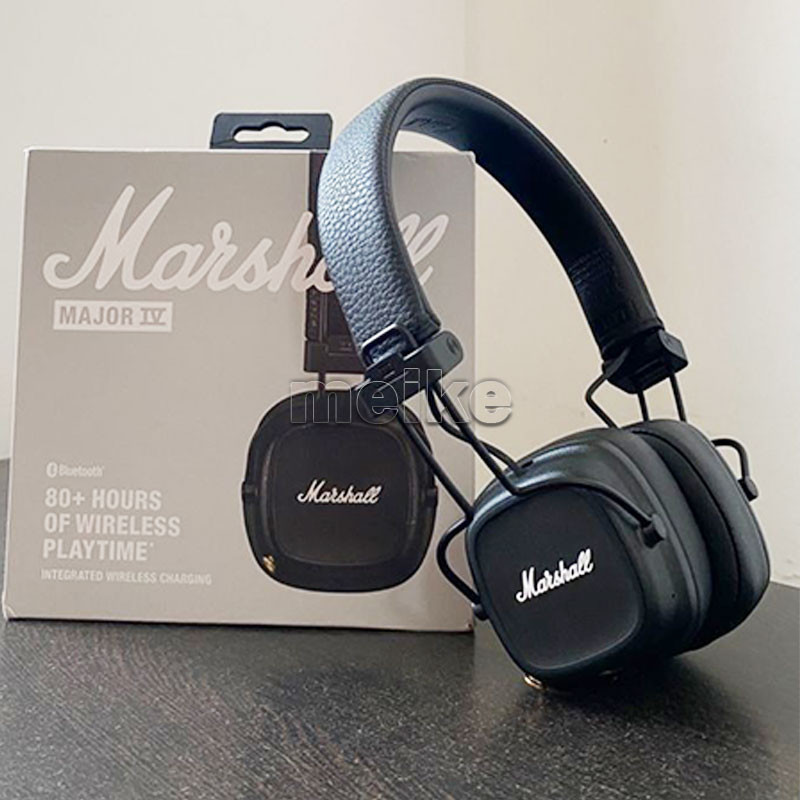 Marshall Major IV 4 Fone De Ouvido Sem Fio bluetooth Com Microfone Para IOS/Android/PC Gaming Headset Dobrável