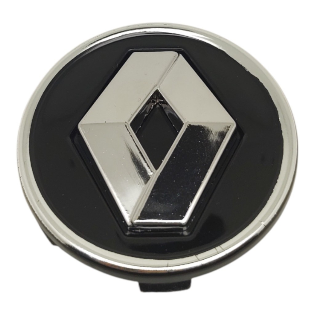 1 Calota de Centro Compatível c/Roda Kwid Captur Duster Fluence Logan Sandero Zoe Clio