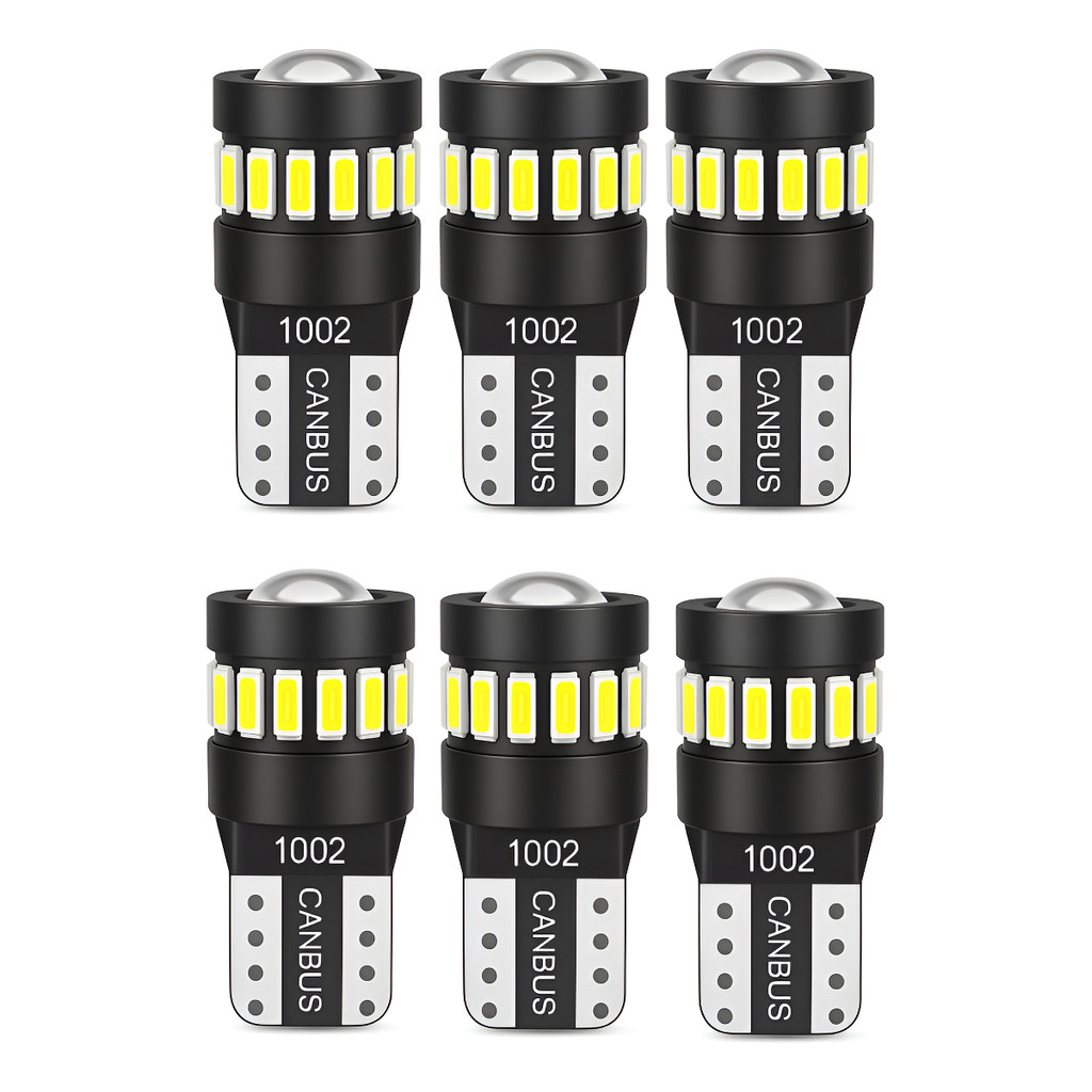 6 Lâmpadas Pingo T10 Projetor Canbus 6.000k Luz Forte 6w em Oferta na Shopee