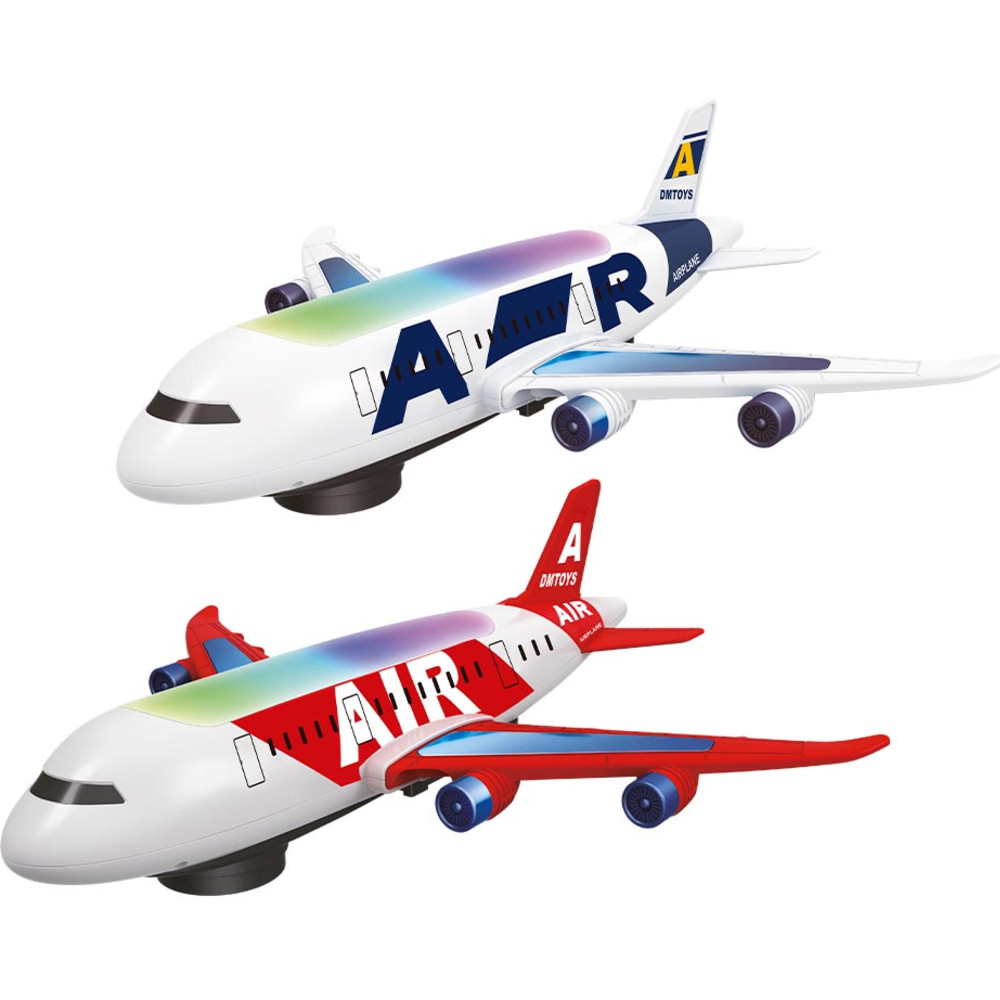 Avião Bate Volta Ultra Fast Gira 360° Graus Sons Luzes 38cm Original