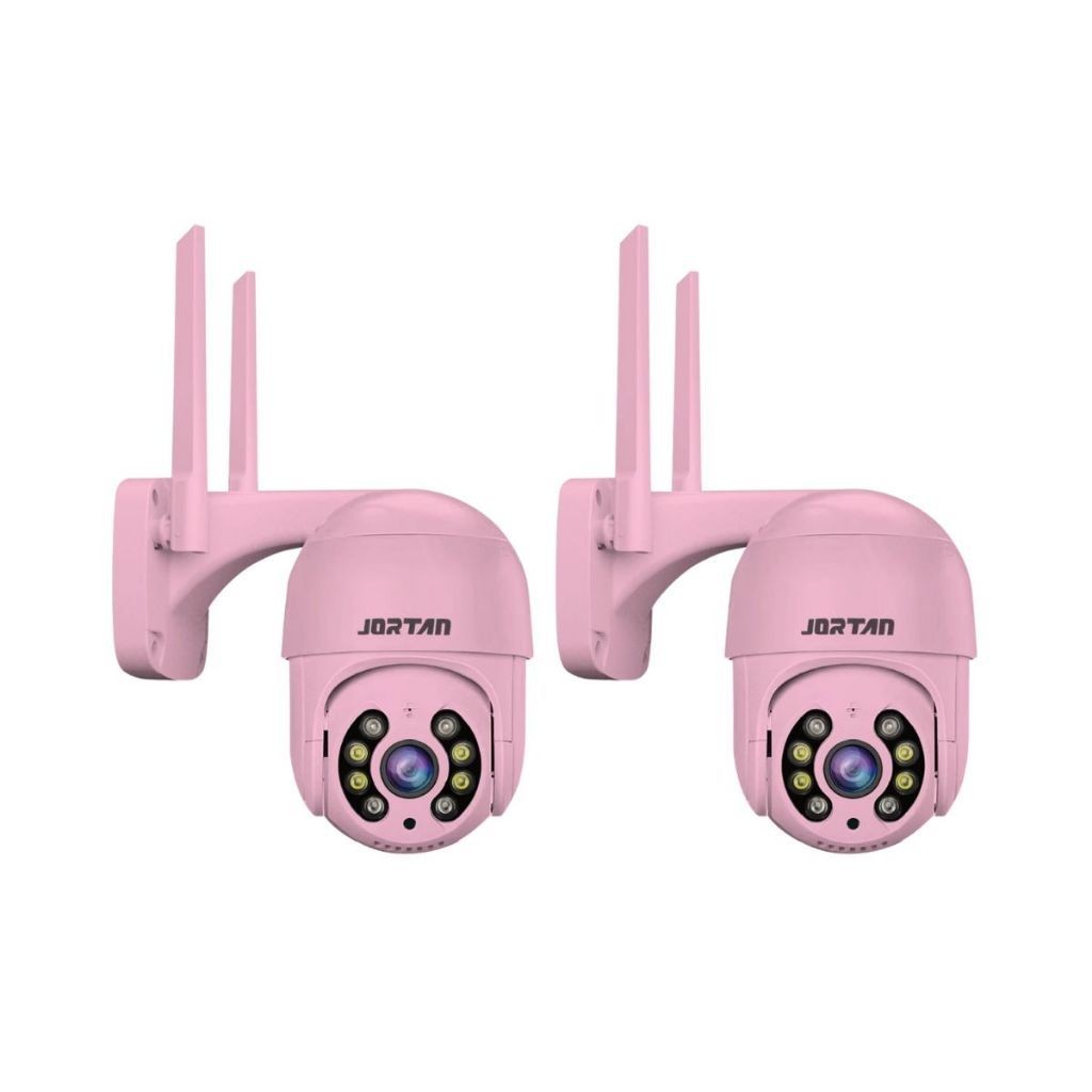 Kit 2 Câmera Segurança Wifi Smart IP Yoosee A8 Áudio Infravermelho Sem Fio Casa  rosa em Oferta na Shopee