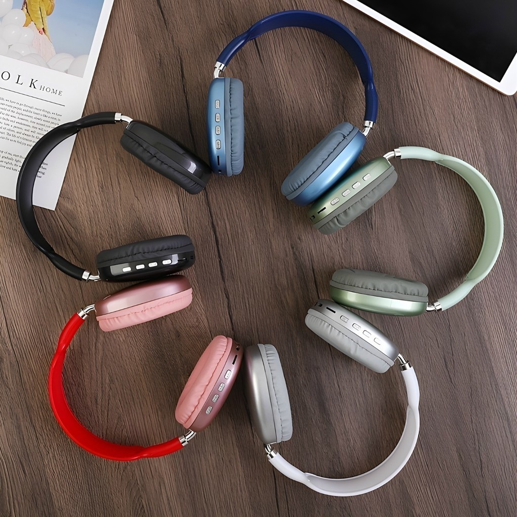 Fone De Ouvido Sem Fio Bluetooth  P9 Top Headphone em Oferta na Shopee