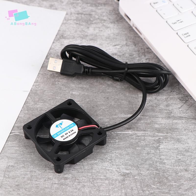 Abongbanghn 1Pc DC5010 Ventilador Silencioso 5V Cabo USB Oleoso Umidificador Conector De PC Dissipador De Calor Escape C