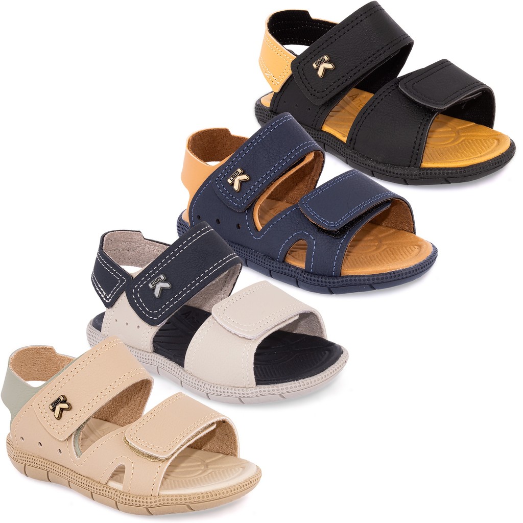 Sandália Klin Papete Menino Infantil Tic Tac Original Casual em Oferta na Shopee